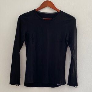 Patagonia Merino Wool Baselayer, Black, XS